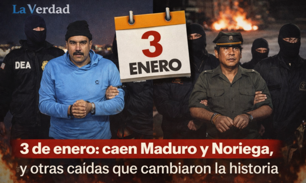 3 de enero: la fecha en que cayeron Maduro y Noriega… y otros giros que cambiaron la historia