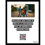 Promueven declaración del 2026 como Año de la Seguridad Vial en República Dominicana
