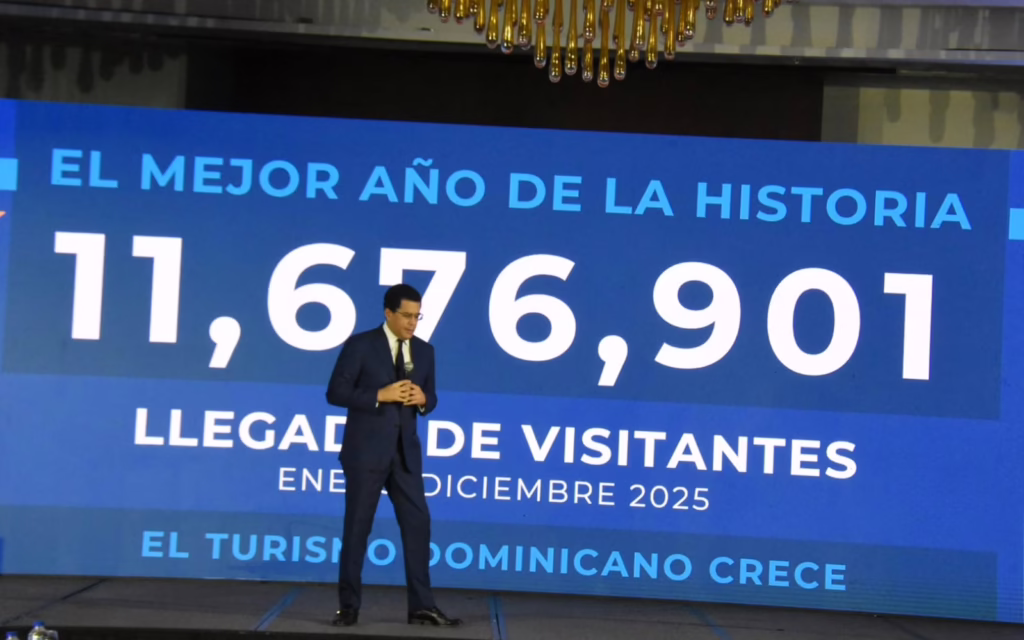 República Dominicana alcanza récord histórico en llegada: 1.4 millones de visitantes en diciembre y 11,676,901 en todo el año
