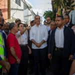 Presidente Abinader supervisa zonas vulnerables por lluvias y ordena solución definitiva a laguna en Los Platanitos
