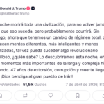 Trump: «Toda la civilización de Irán morirá esta noche».