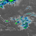 Vaguada seguirá provocando fuertes aguaceros este lunes