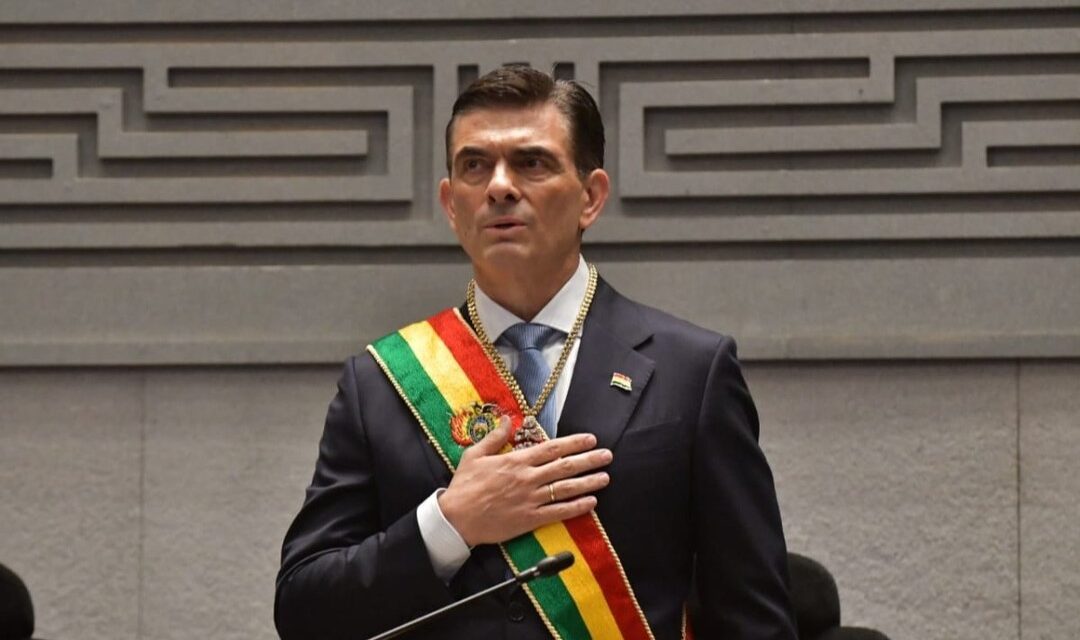 Presidente de Bolivia, Rodrigo Paz anuncia reducción del 50% de su salario y el de sus ministros