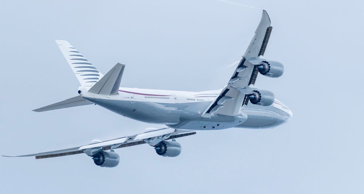 EE.UU: Air Force One, otorgado por Catar, está programado para desplegarse el 4 de julio