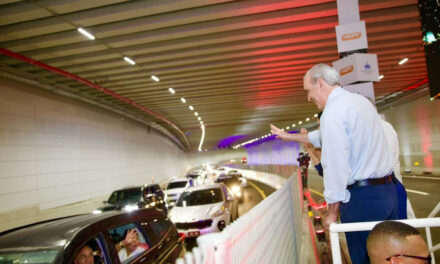 Presidente Abinader inaugura el túnel de la Plaza de la Bandera