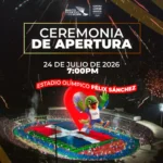 Santo Domingo inaugura los XXV Juegos Centroamericanos y del Caribe 2026