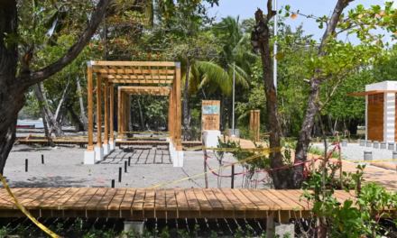 Avanzan los trabajos de recuperación en playa Linda en Nizao, Baní