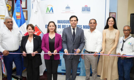 Roberto Ángel Salcedo, Ministro de Cultura inauguró un nuevo espacio para la formación de jóvenes talentos en la provincia Valverde
