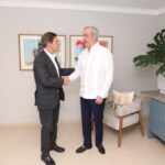 El presidente de Google Cloud para América Latina realiza visita de cortesía al presidente de la República Dominicana, Luis Abinader