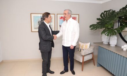 El presidente de Google Cloud para América Latina realiza visita de cortesía al presidente de la República Dominicana, Luis Abinader