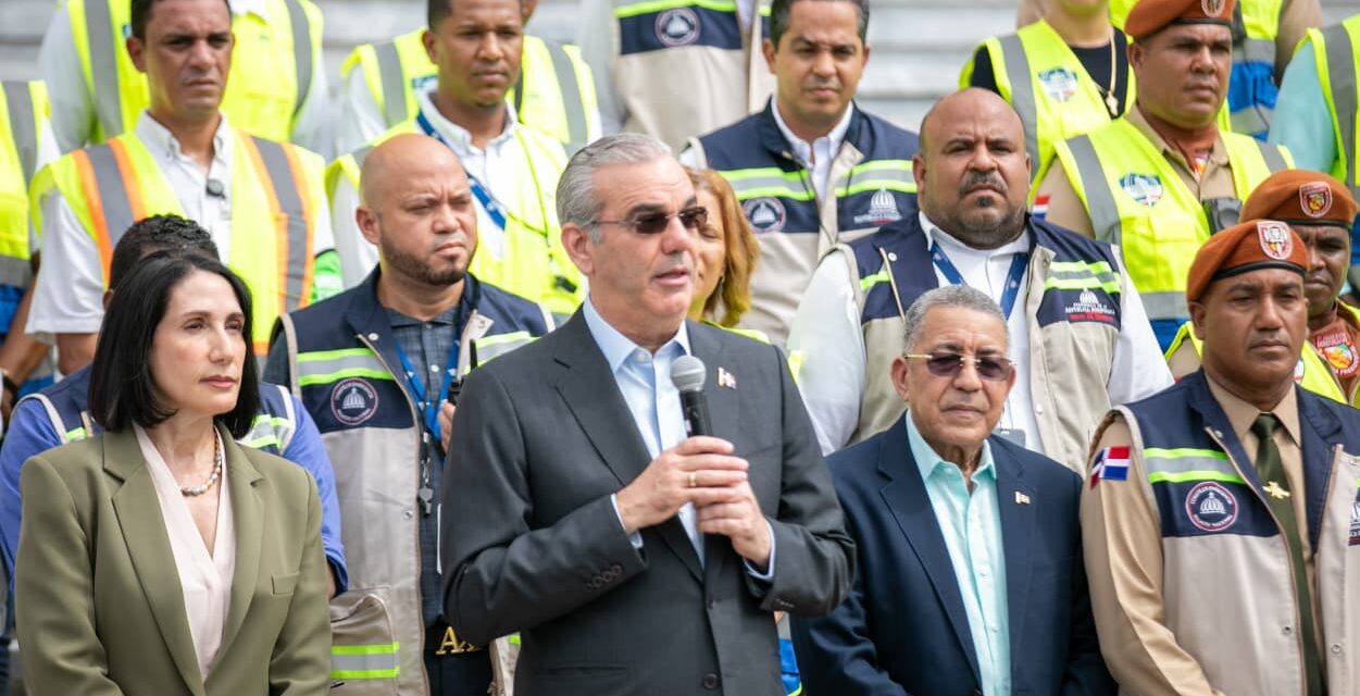 Presidente Abinader felicita al COE y a todos los organismos de socorro, instituciones públicas y privadas por la coordinación del Simulacro Nacional