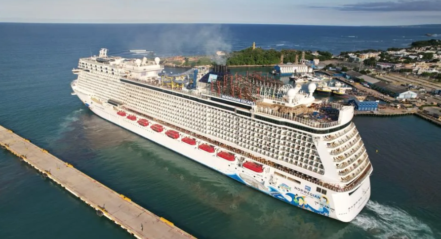 Puerto Plata recibió cuatro cruceros simultáneos con más de 16,700 pasajeros