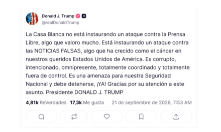 EE.UU: Las principales cadenas detienen la cobertura del presidente Trump