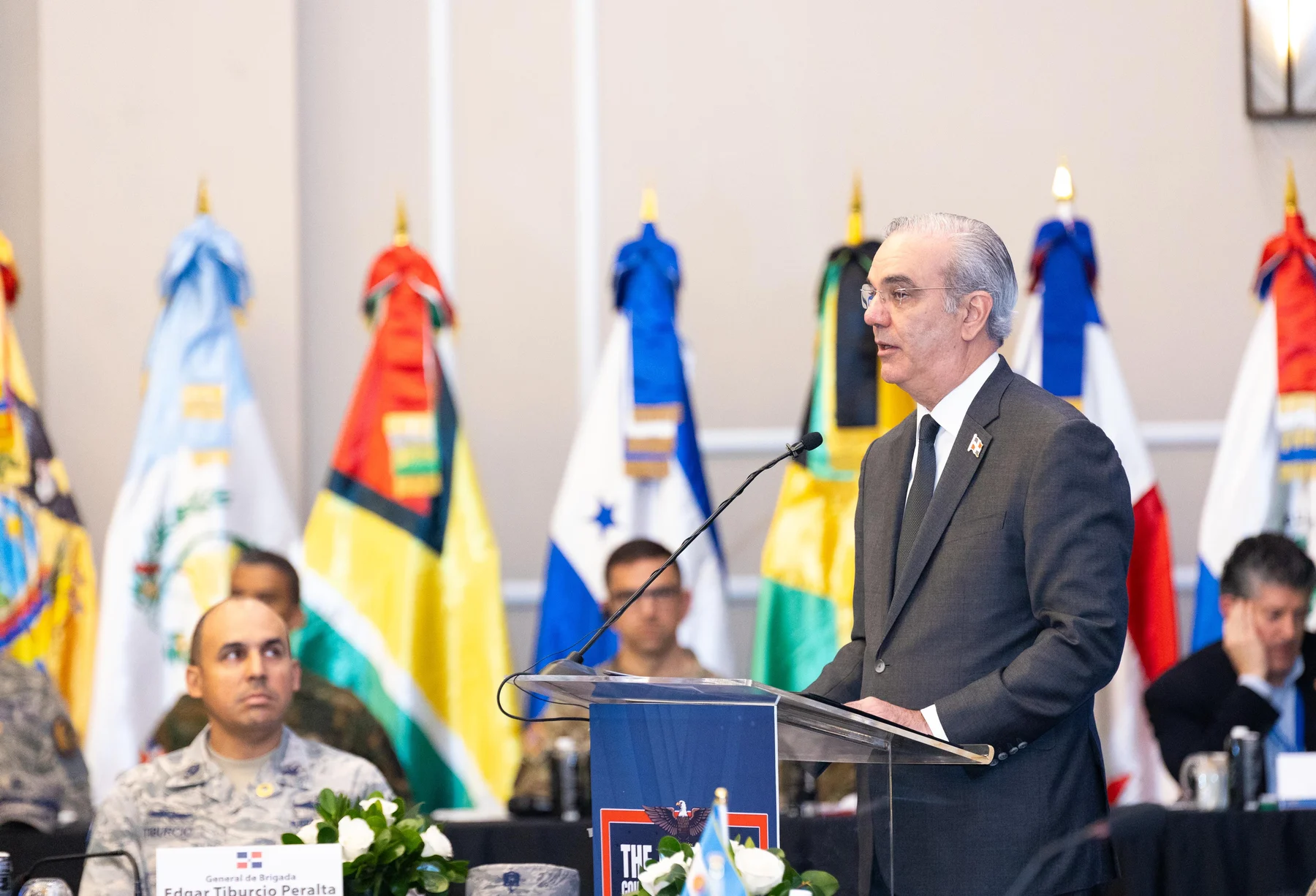 Luis Abinader durante la apertura de la Conferencia A3C en Santo Domingo
