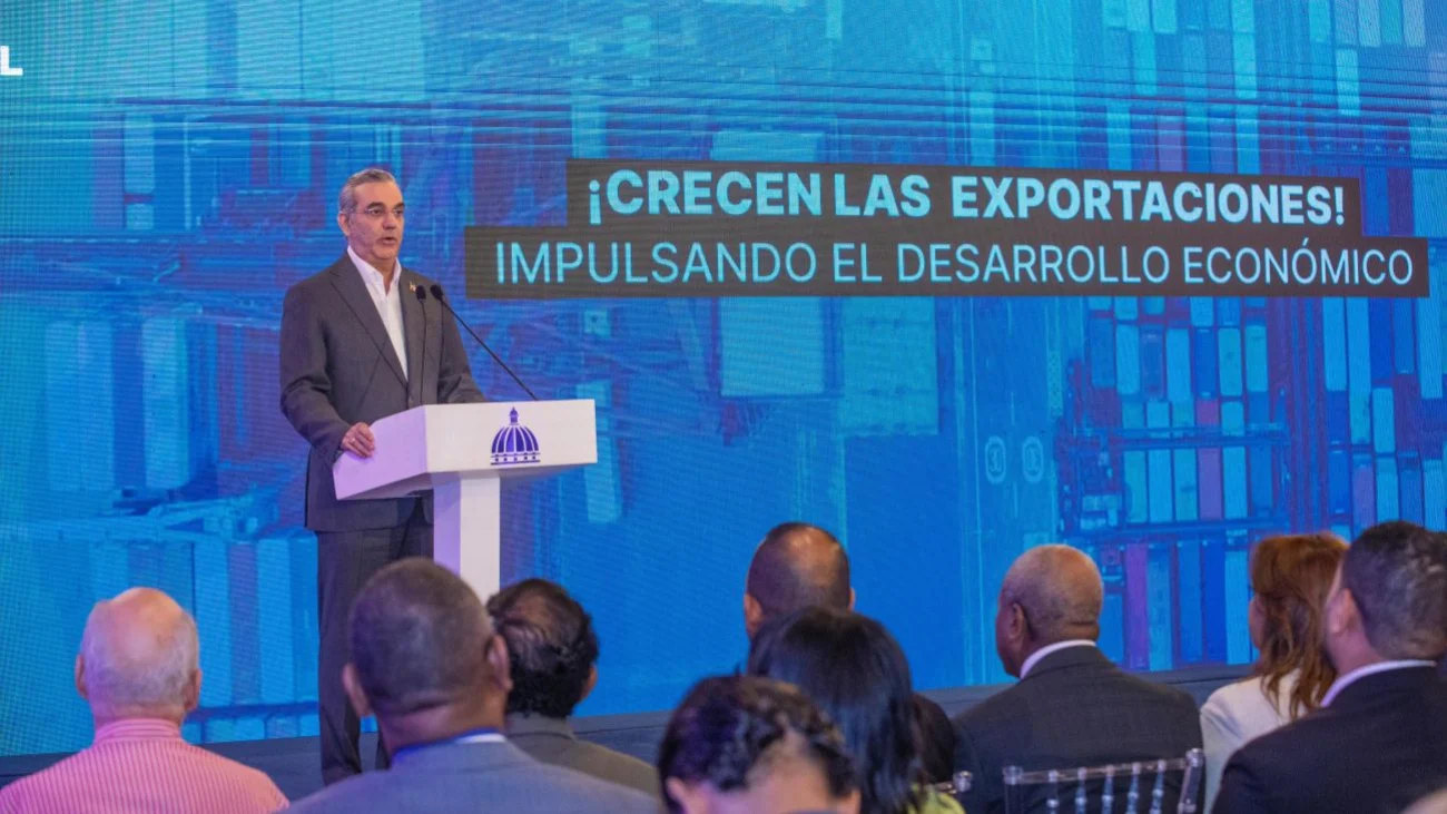 Actividad oficial sobre el crecimiento de las exportaciones dominicanas