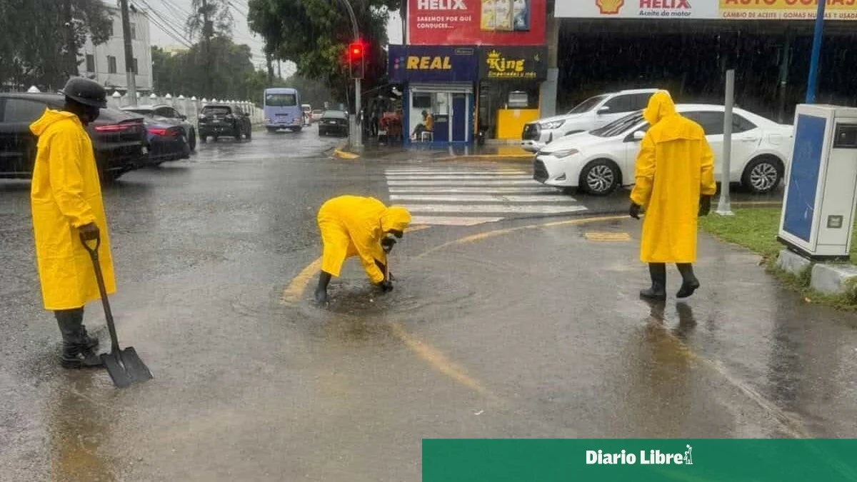 Lluvias en el Distrito Nacional durante la suspensión preventiva de clases